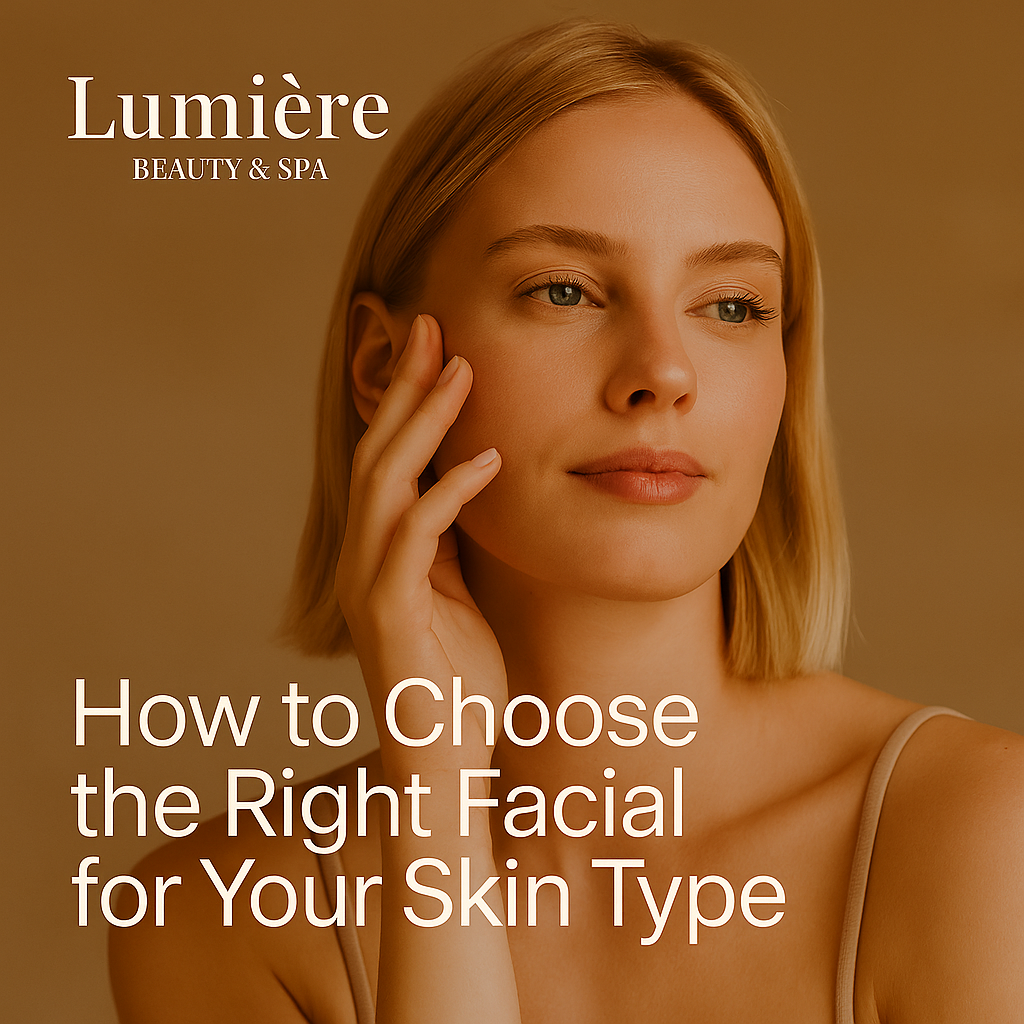 How to Choose the Right Facial for Your Skin Type