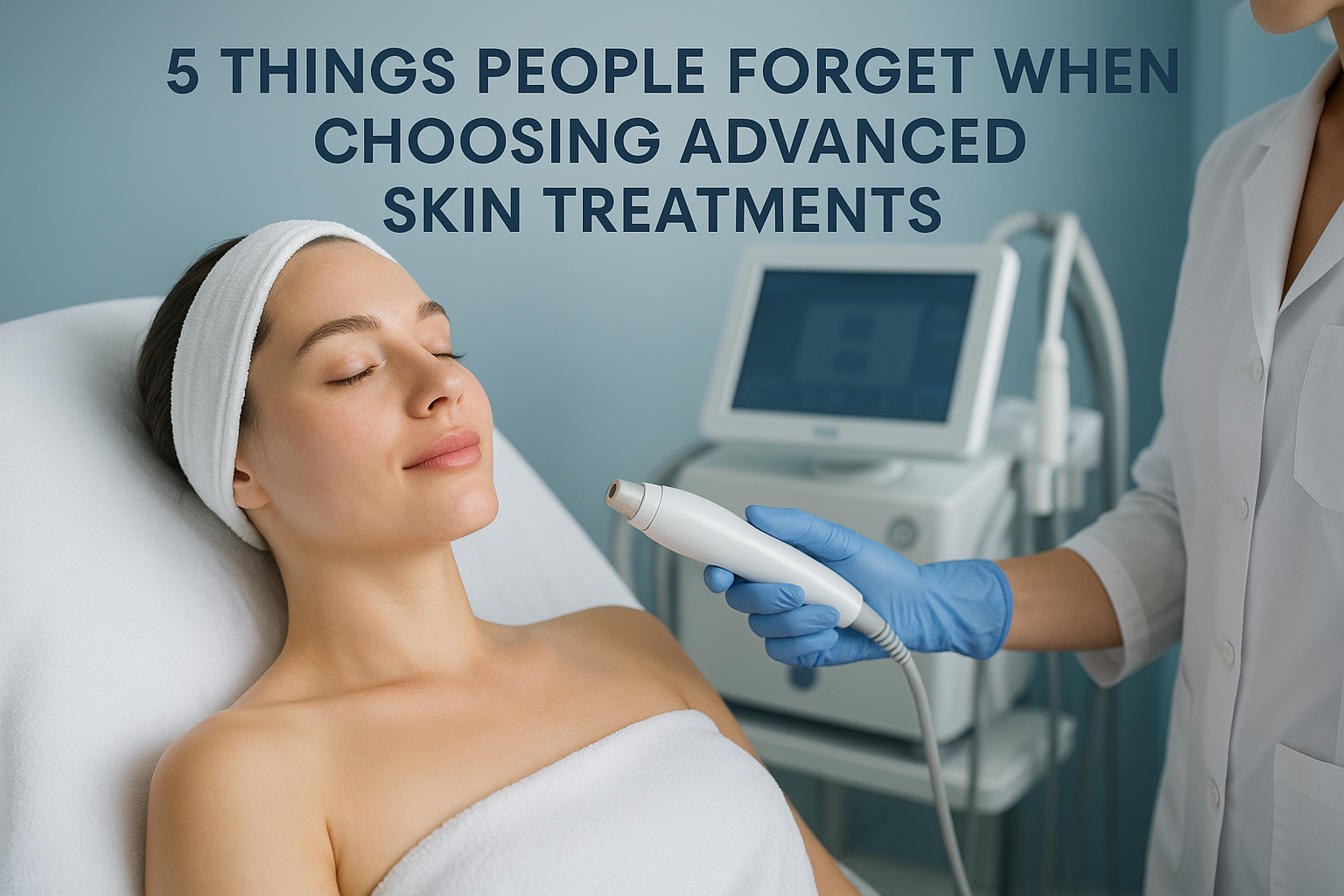 5 Things People Forget When Choosing Advanced Skin Treatments