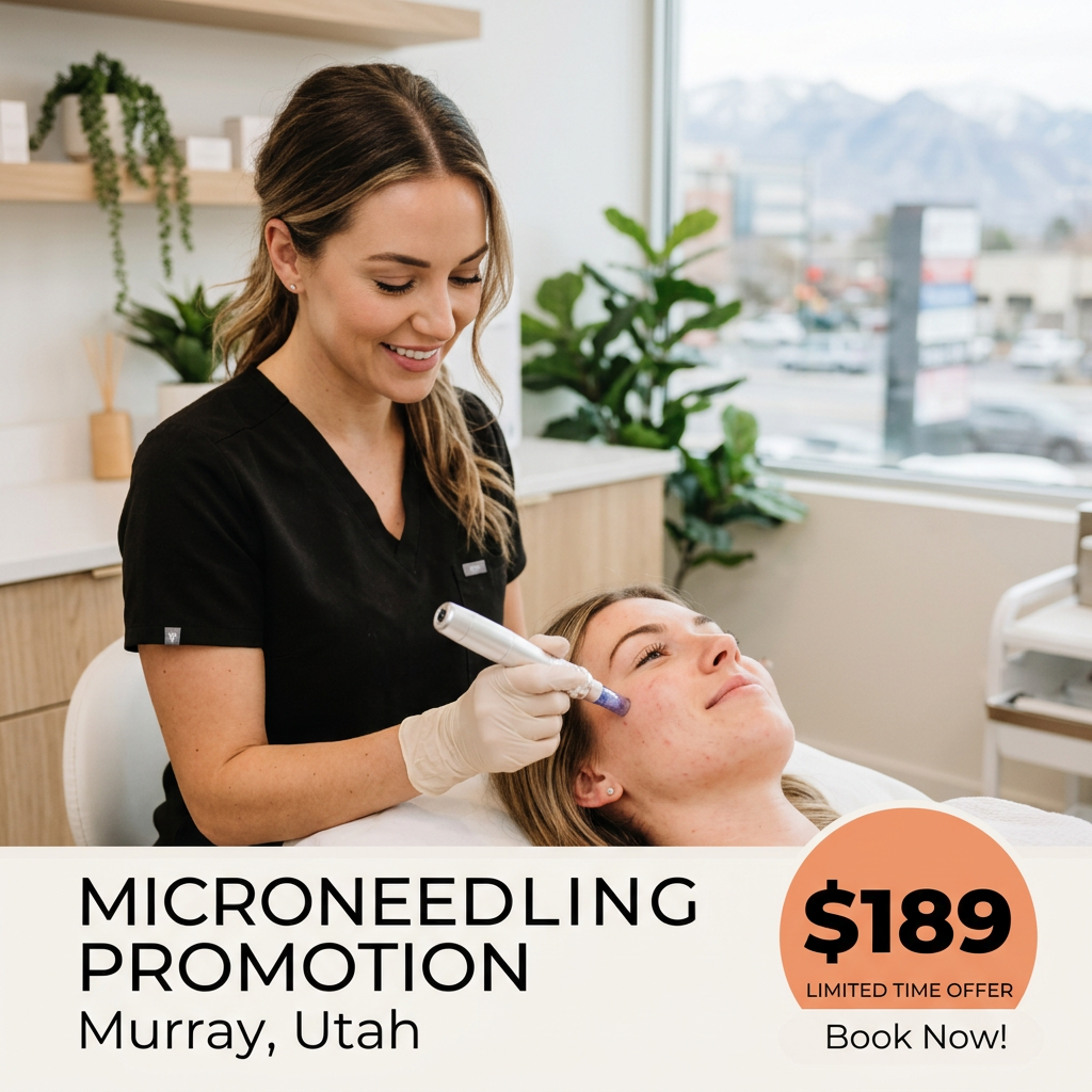 microneedling Promotion in Murray utah for 189$