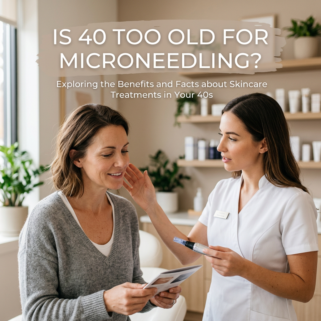 is 40 too old for microneedling