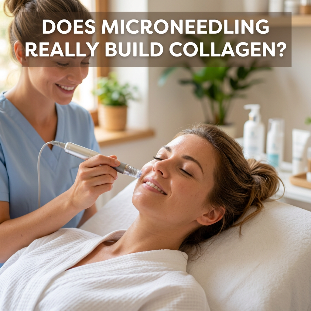 Does microneedling really build collagen?