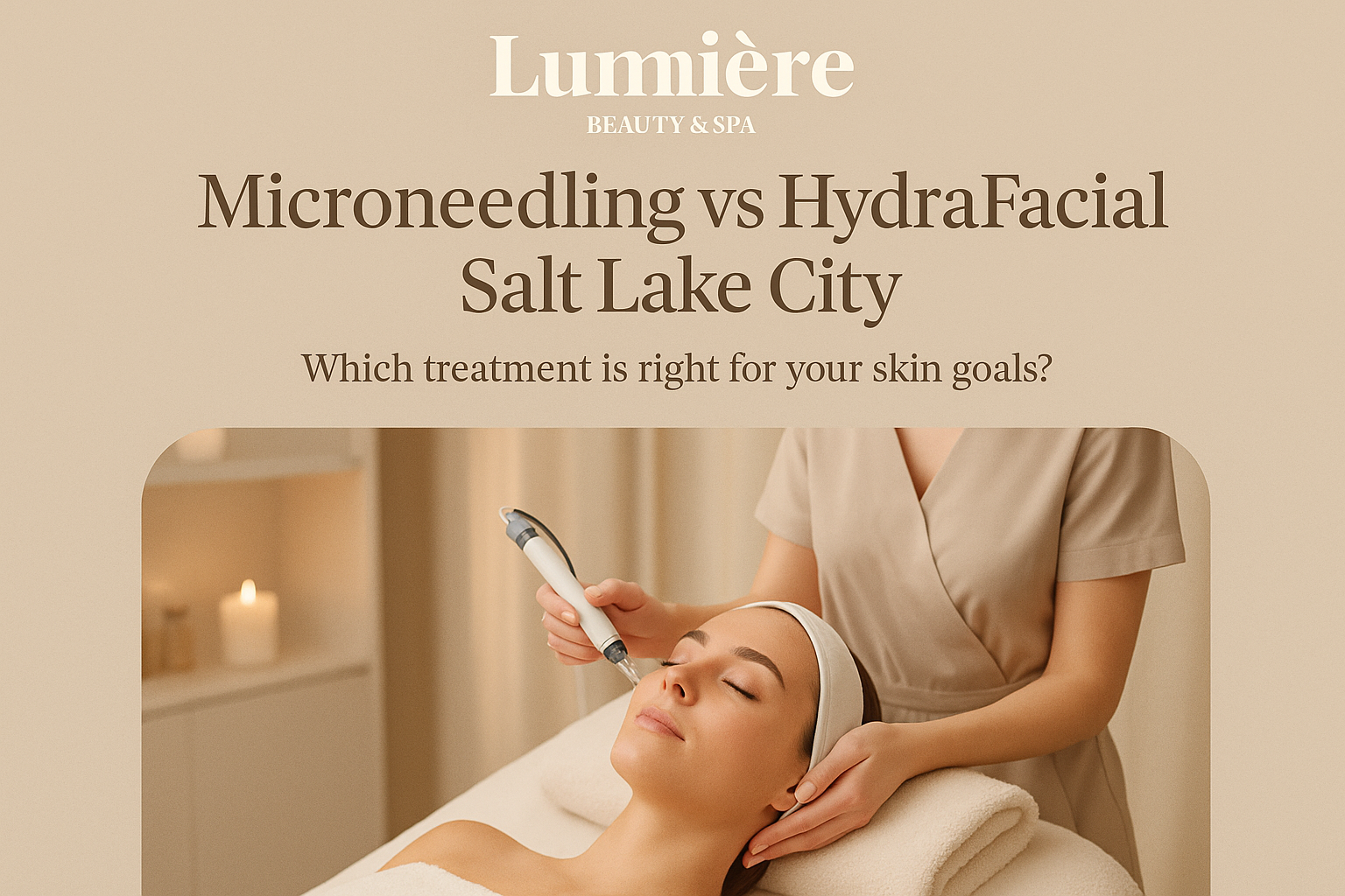 Microneedling vs HydraFacial Salt Lake City