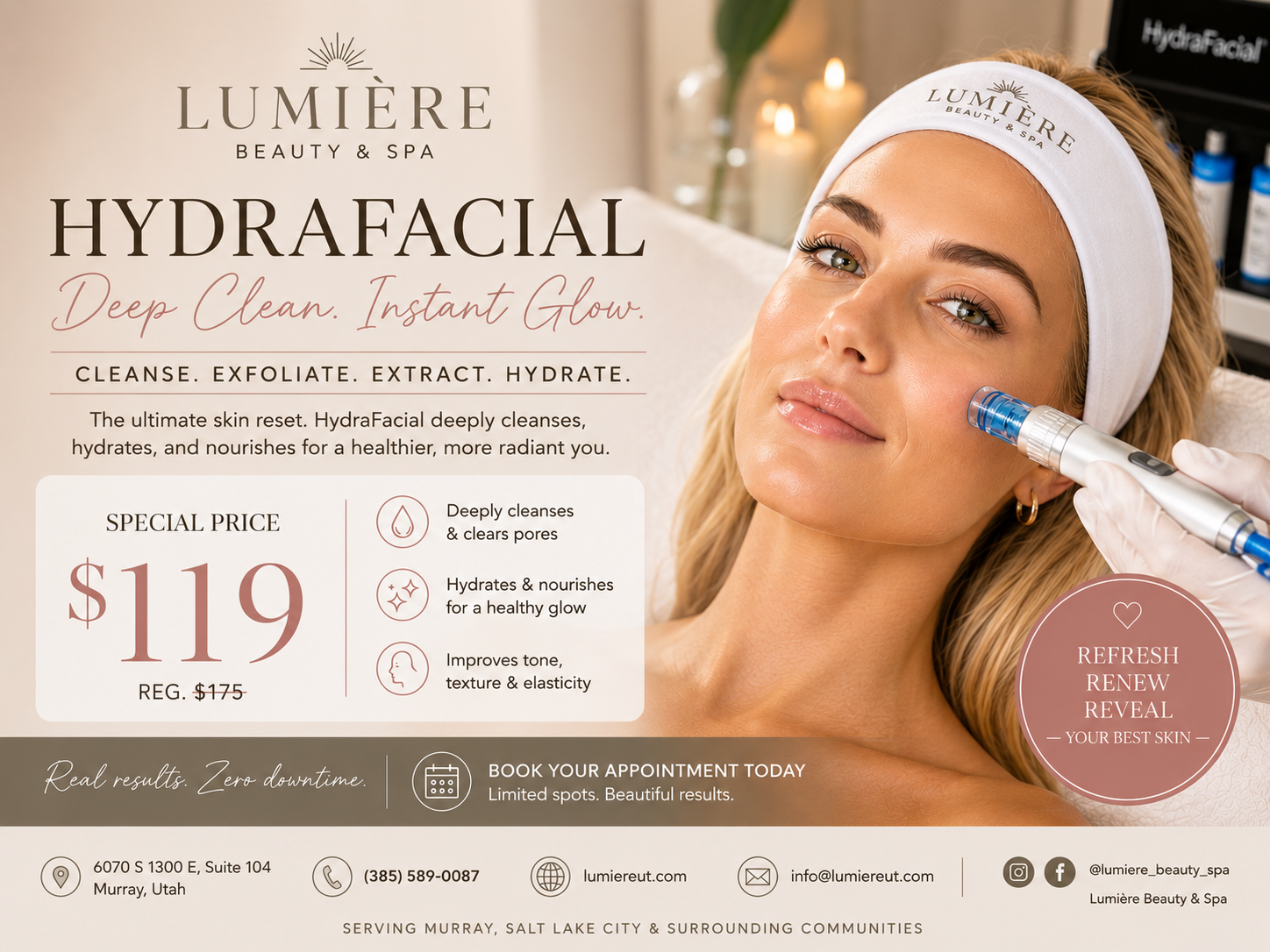 Lumière Beauty & Spa | Facials | Murray Utah