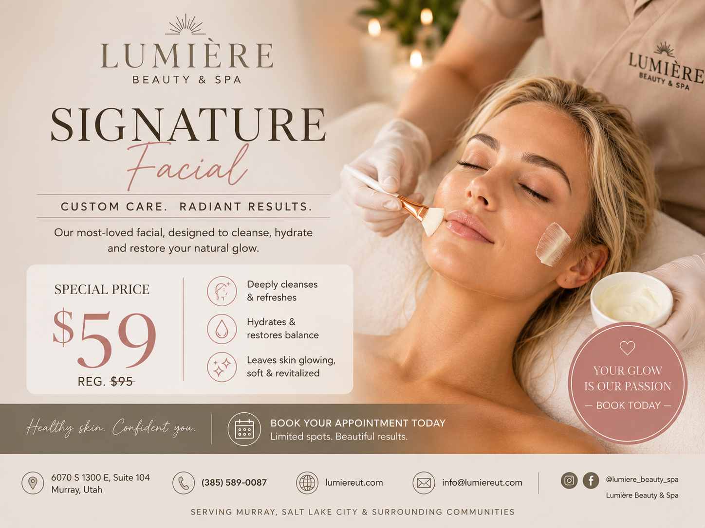 Lumière Beauty & Spa | Facials | Murray Utah